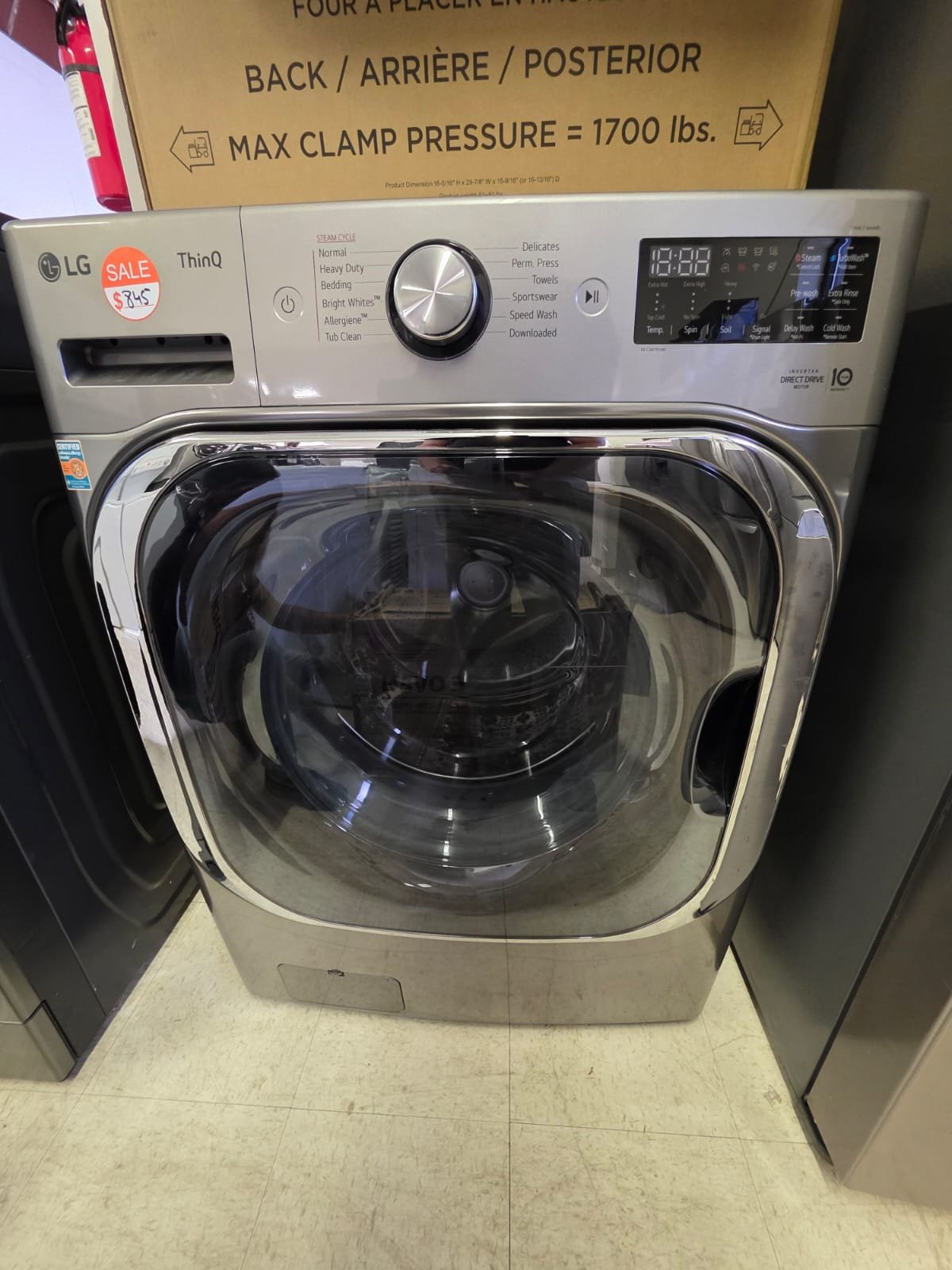 LG NEW ELECTRIC JUMBO WASHER WITH WARRANTY