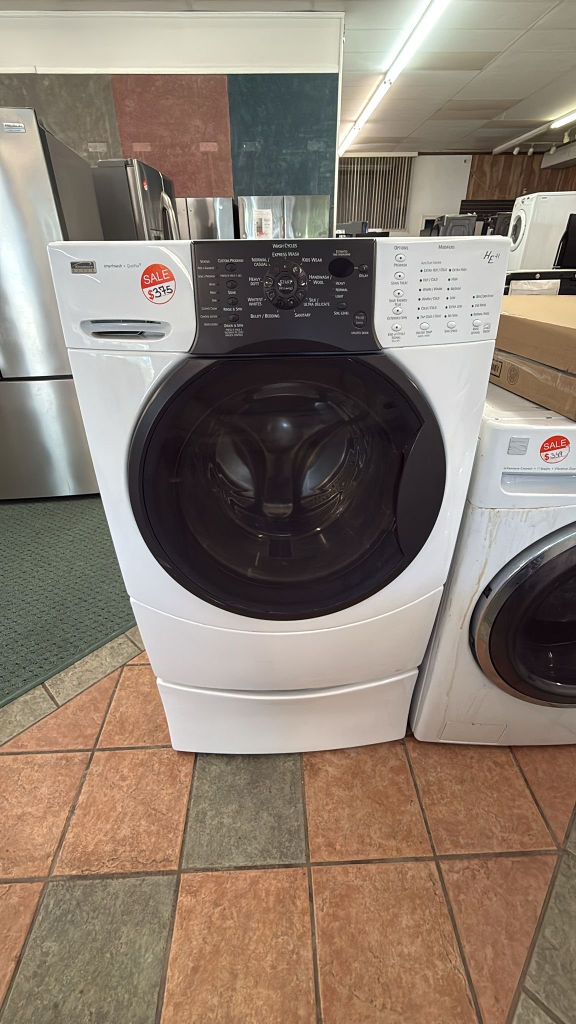 KENMORE USED ELECTRIC WASHER WITH WARRANTY